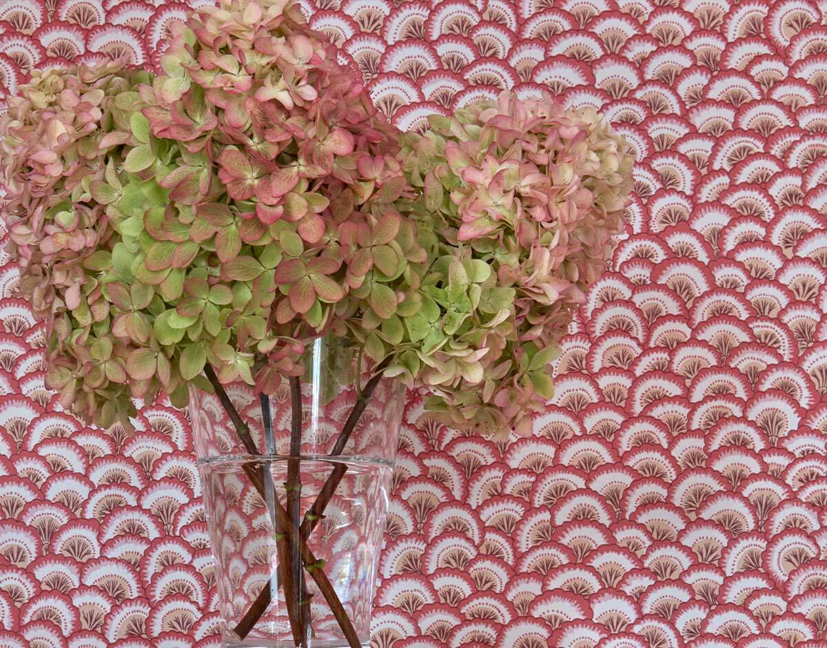 Flowers in a vase in Belgravia clinic
