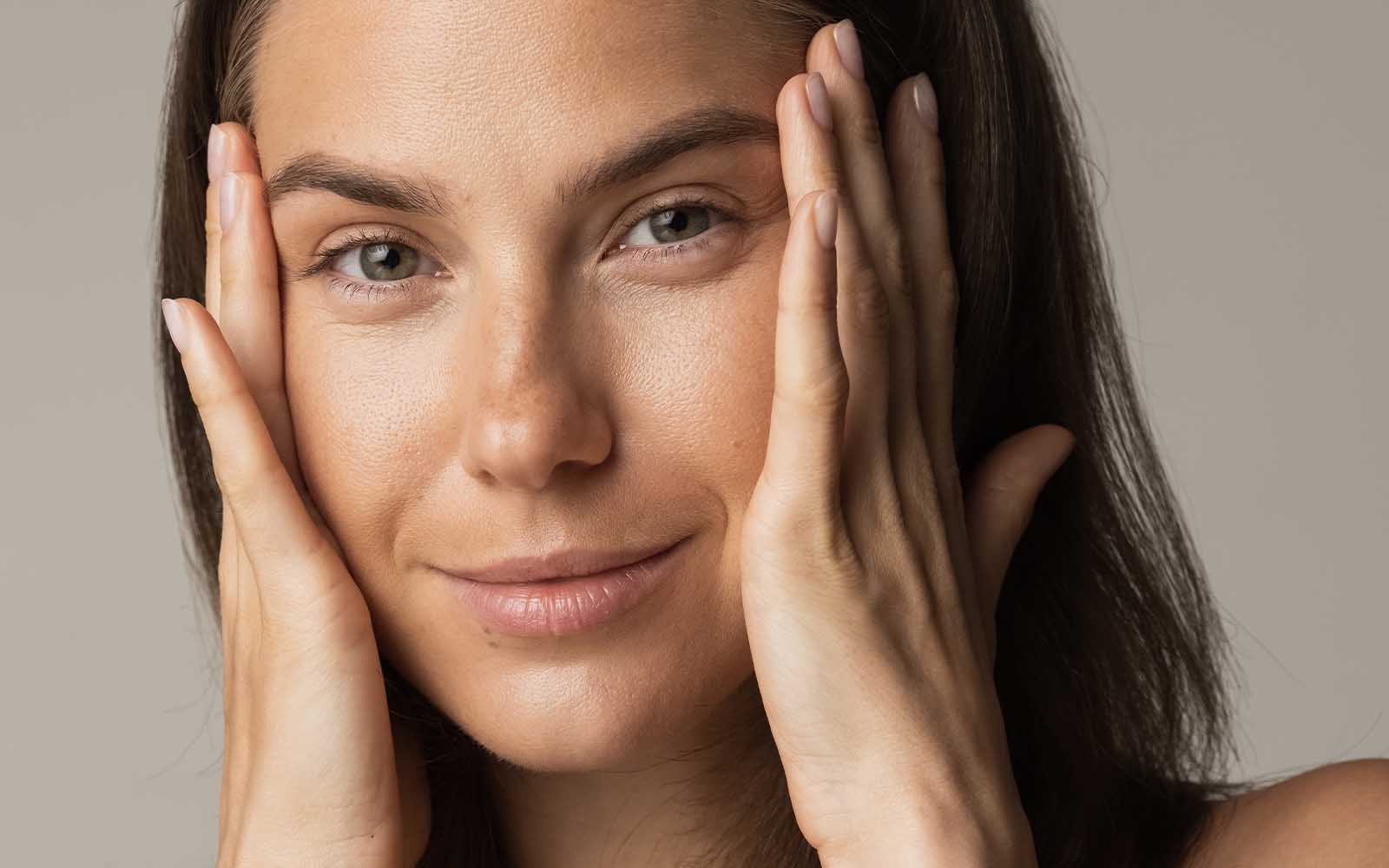 Woman after Botox with Jonathan Dunne in Belgravia