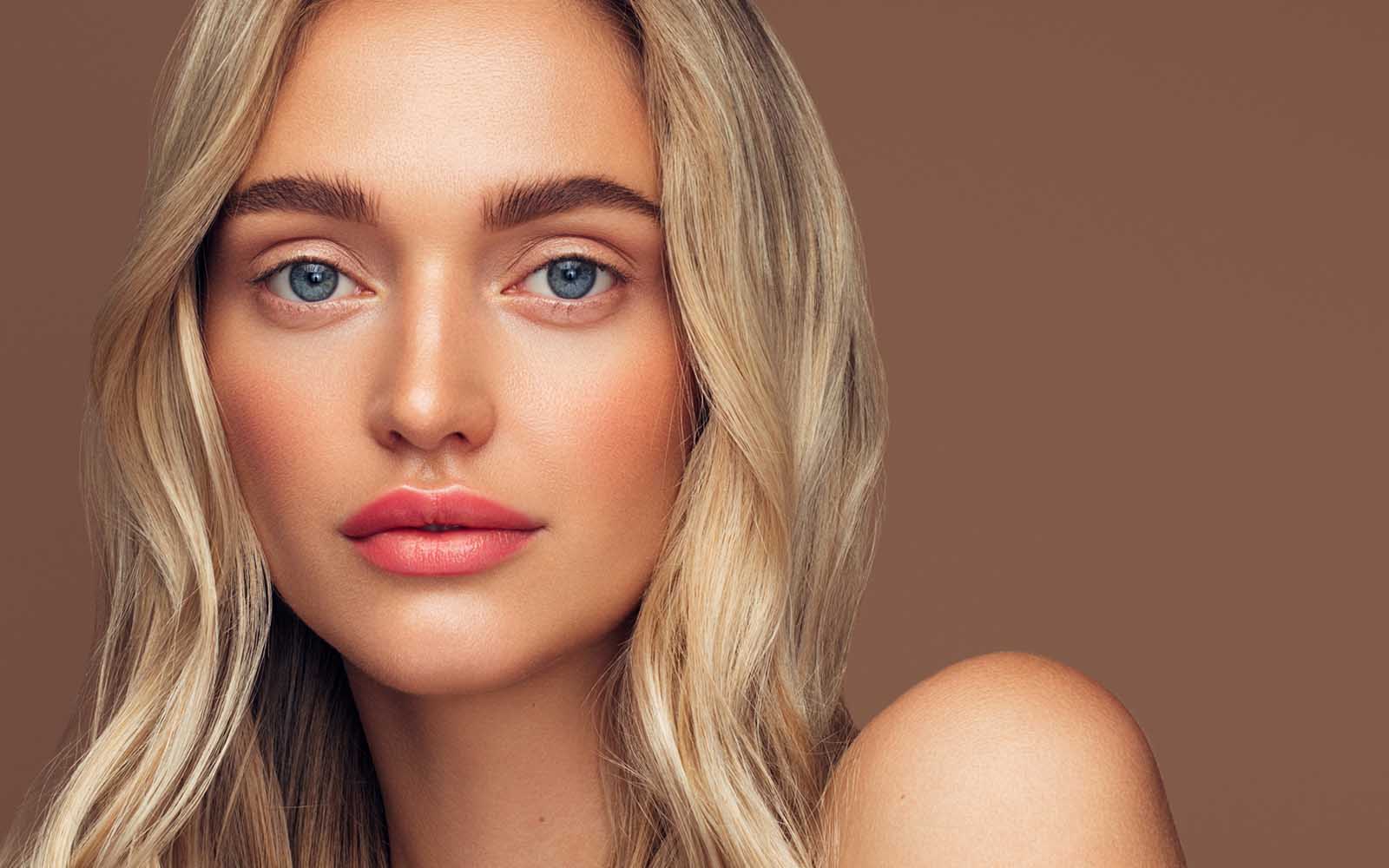 Woman after dermal fillers with Jonathan Dunne
