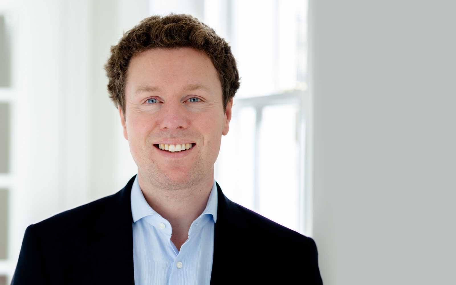Jonathan Dunne smiling at the clinic in belgravia
