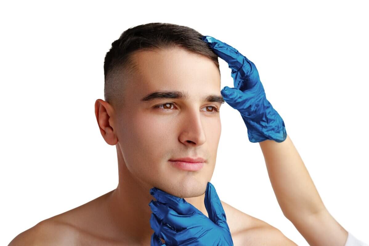man after a mini facelift with Dr Jonathan Dunne