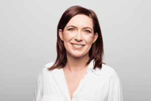 woman smiling pre surgery in Belgravia